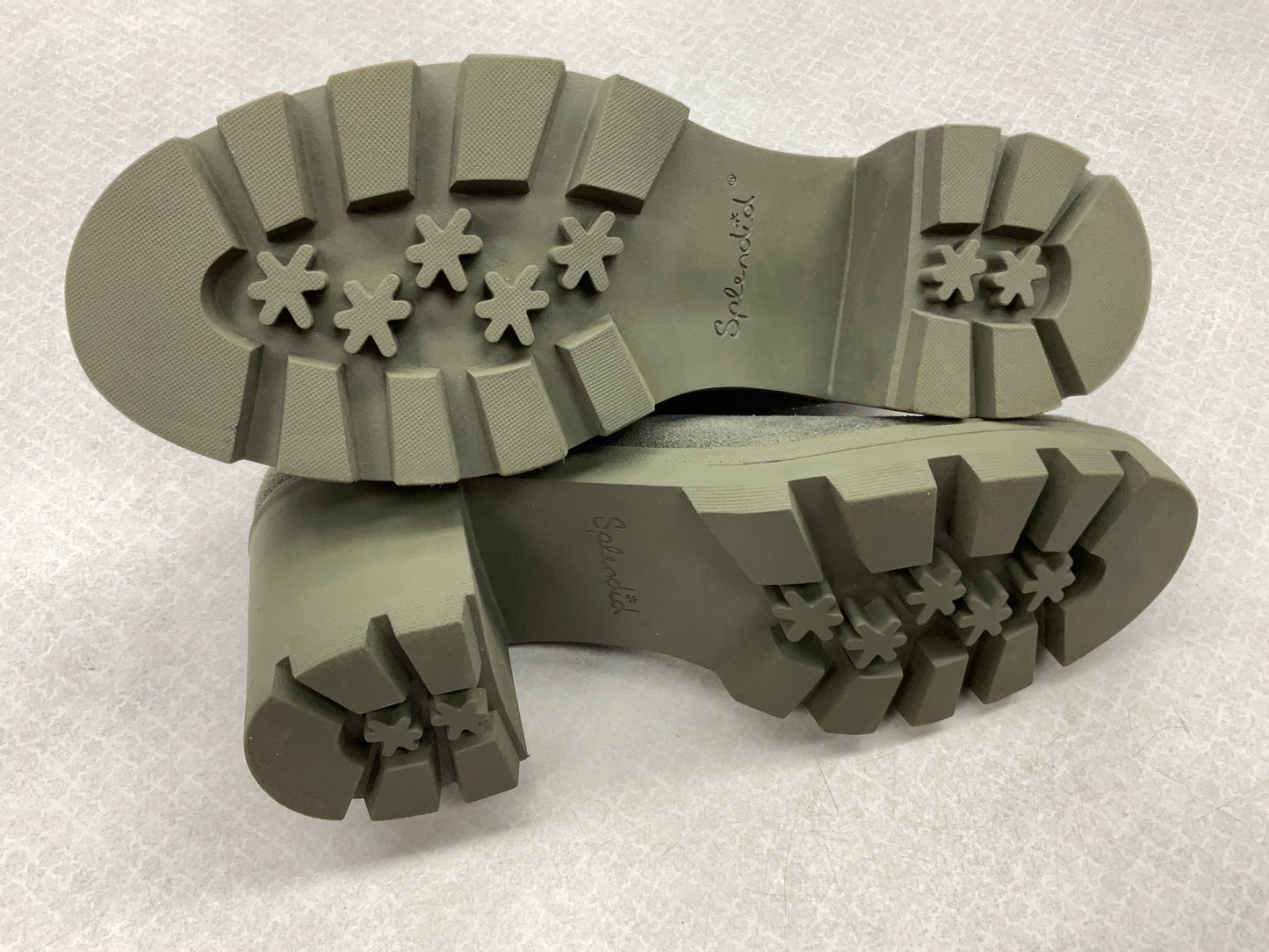 Boots Ankle Heels By Splendid In Green, Size:9