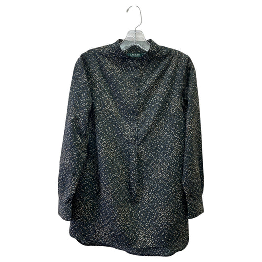 Top Ls By Lauren By Ralph Lauren In Black & Tan, Size:S