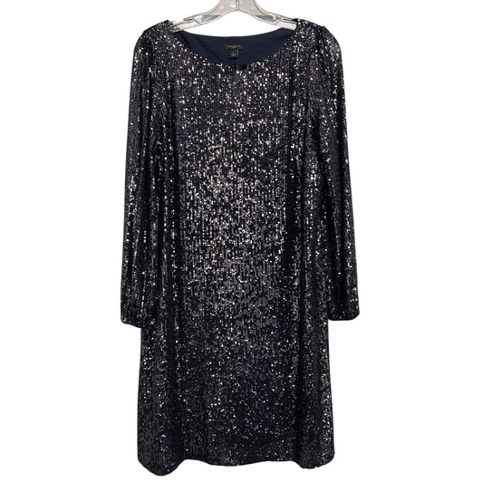 Dress Party Short By Ann Taylor In Navy, Size:Lp