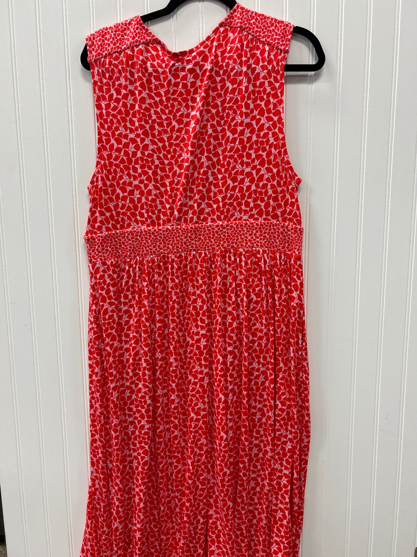 Dress Casual Maxi By Boden In Pink & Red, Size:12P