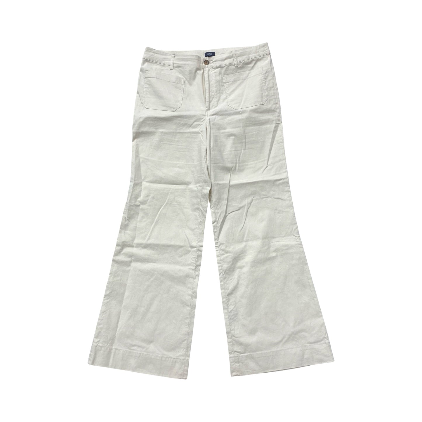 Pants Wide Leg By J. Crew In Cream, Size:12