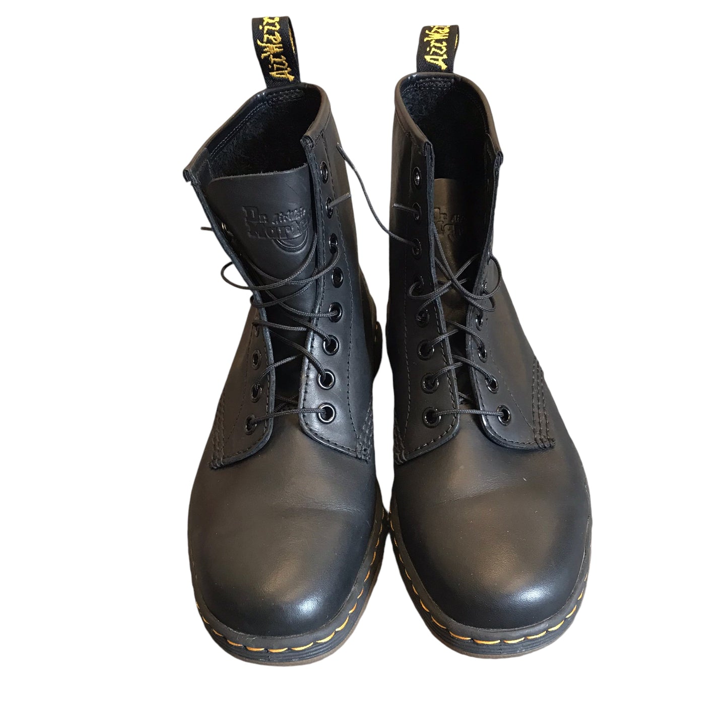 Boots Ankle Flats By Dr Martens In Black, Size:6