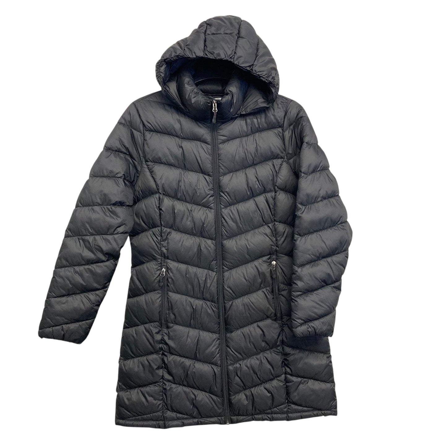 Coat Puffer & Quilted By Charter Club In Black, Size:L