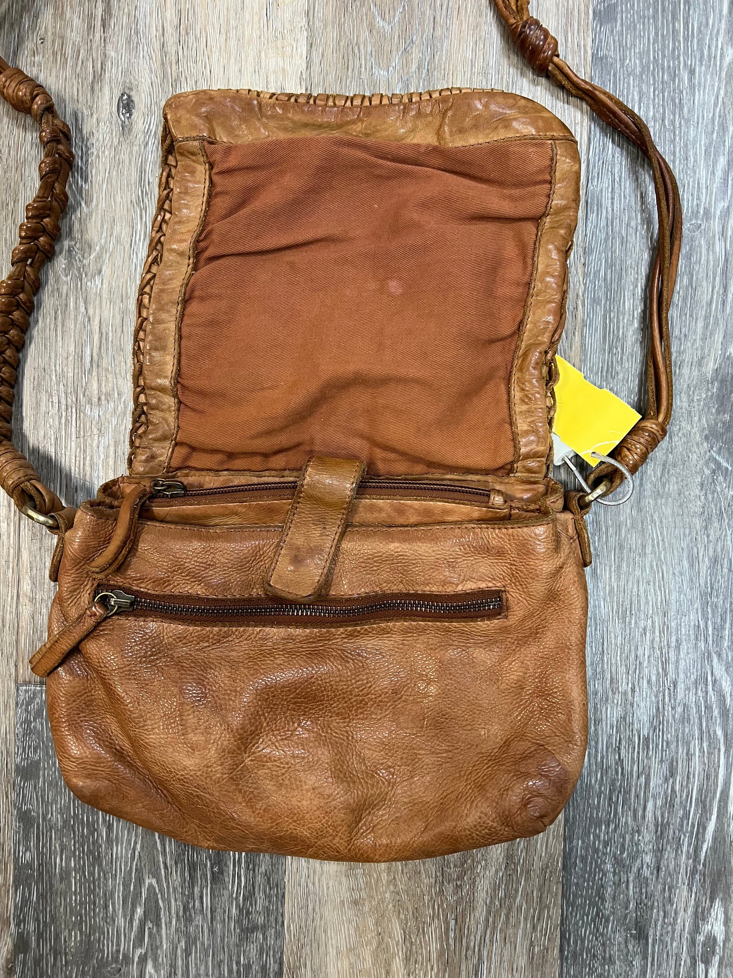 Crossbody Leather By Cmc, Size: Small