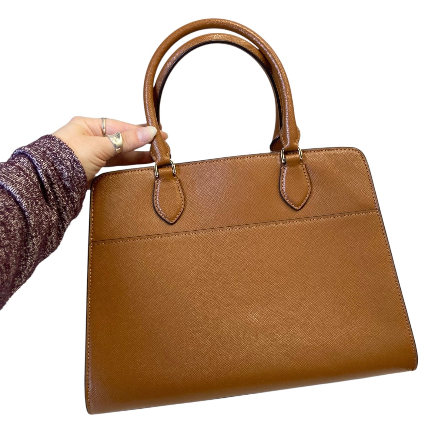 Handbag Designer By Kate Spade In Brown, Size:Medium