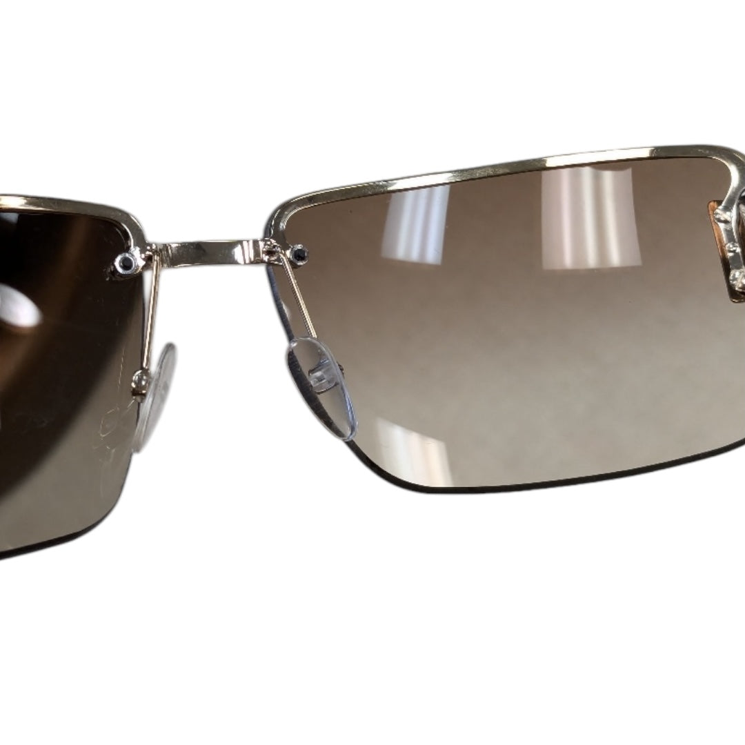 Sunglasses Luxury Designer By Gucci In Bronze