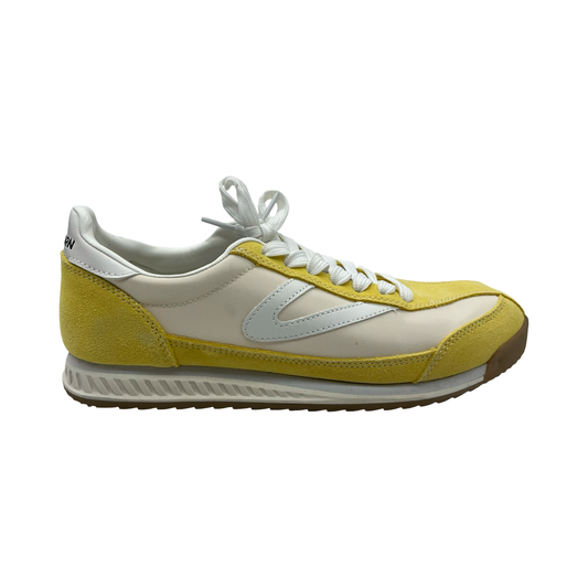 Shoes Sneakers By Tretorn In White & Yellow, Size:8.5
