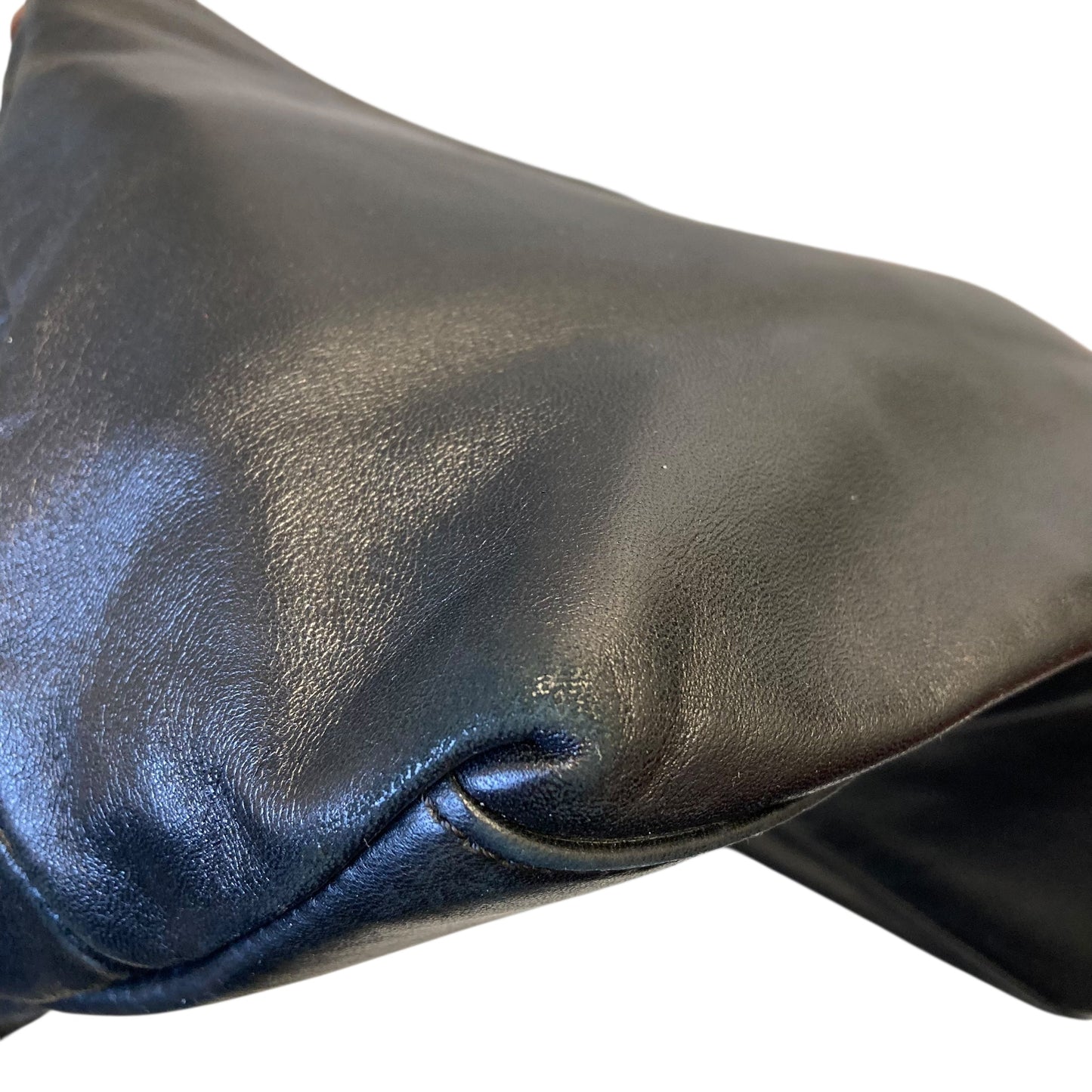 Handbag Leather By Desmo In Black, Size:Small