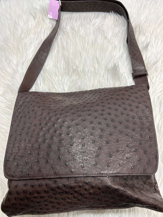 Handbag Leather By Cole-Haan In Brown, Size:Large