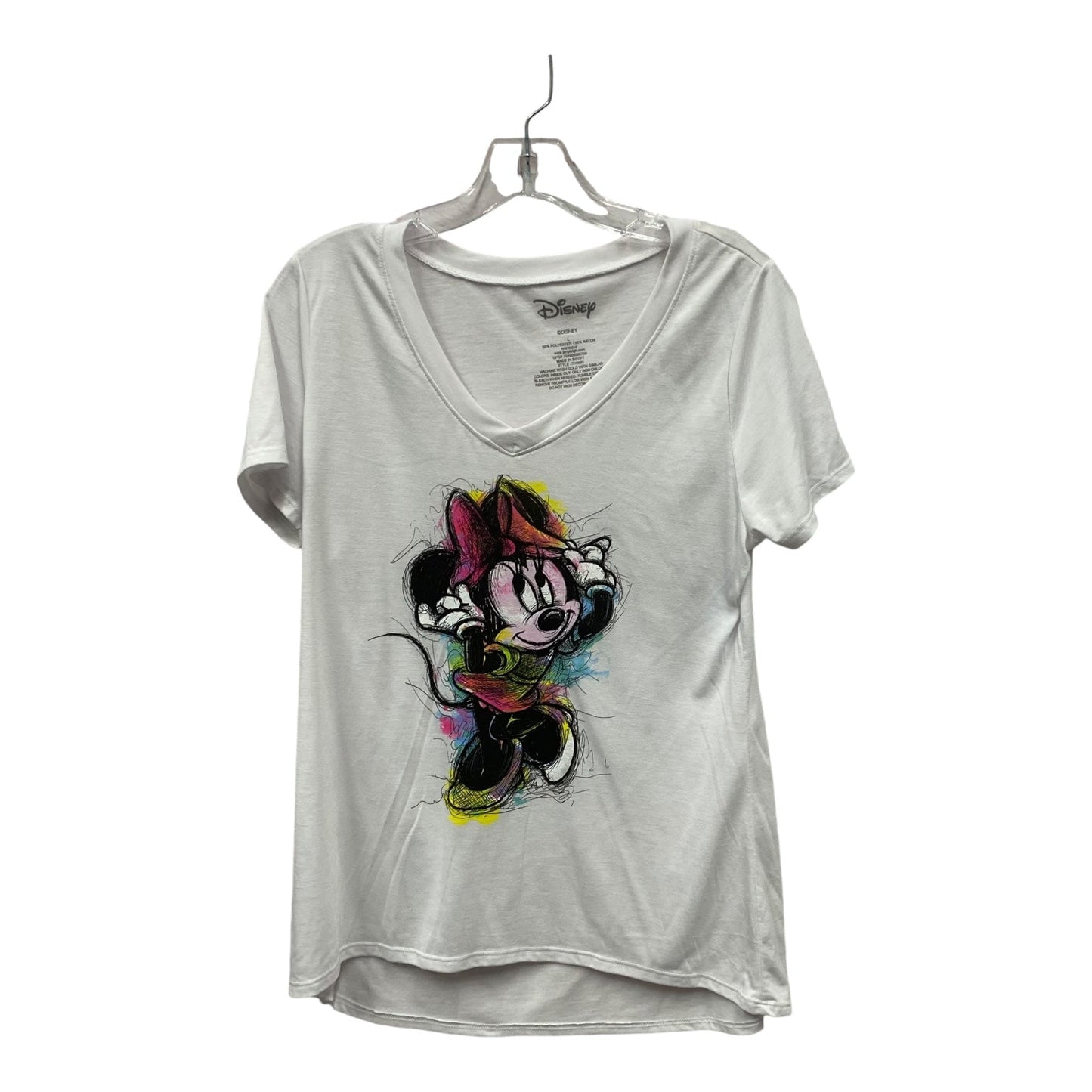 Top Ss By Disney Store In White, Size:L