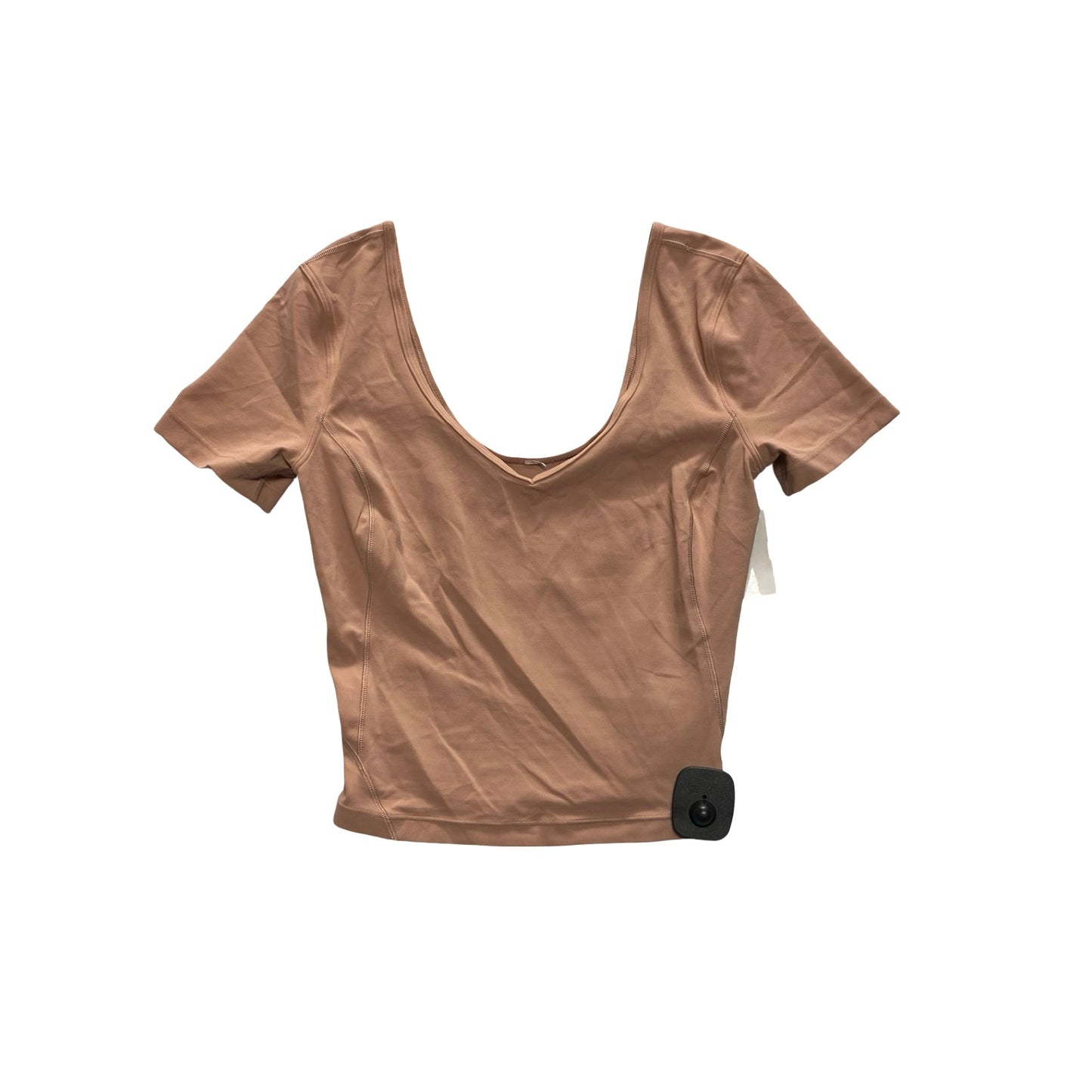 Athletic Top Ss By Lululemon In Pink, Size: XS