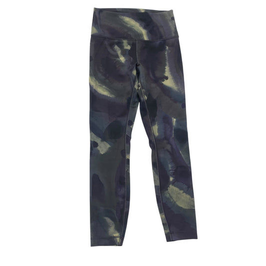 Athletic Leggings By Lululemon In Multi, Size:8