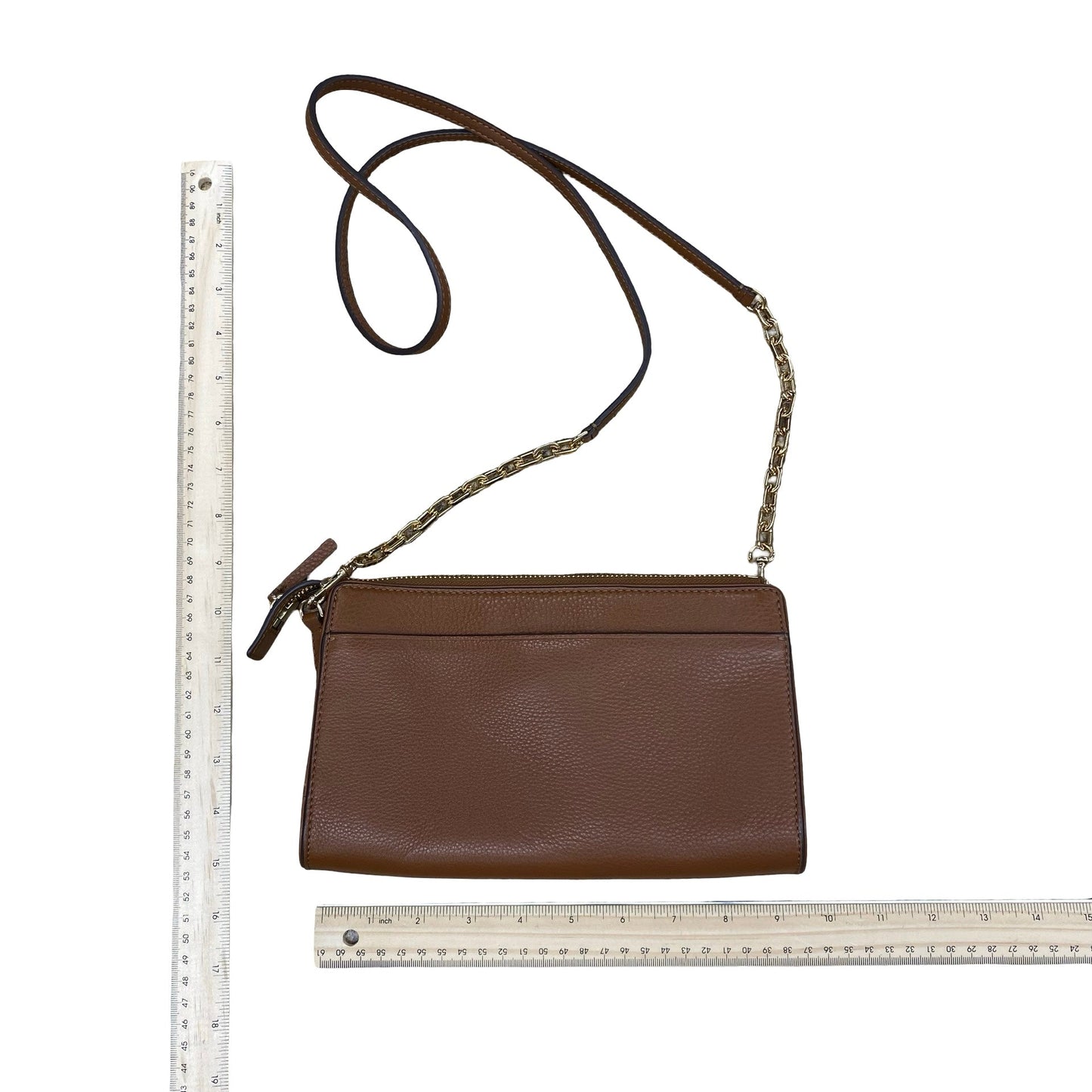 Handbag Designer By Tory Burch In Brown, Size:Medium