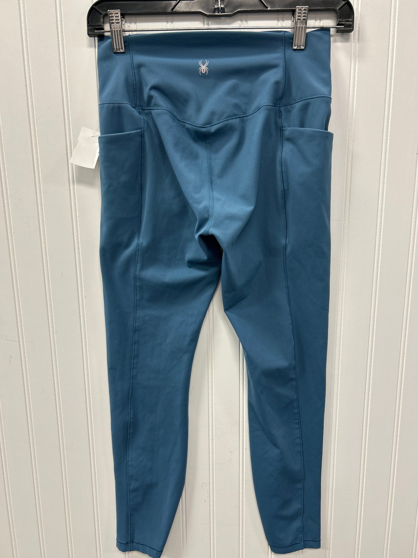 Athletic Leggings By Spyder In Blue, Size:S