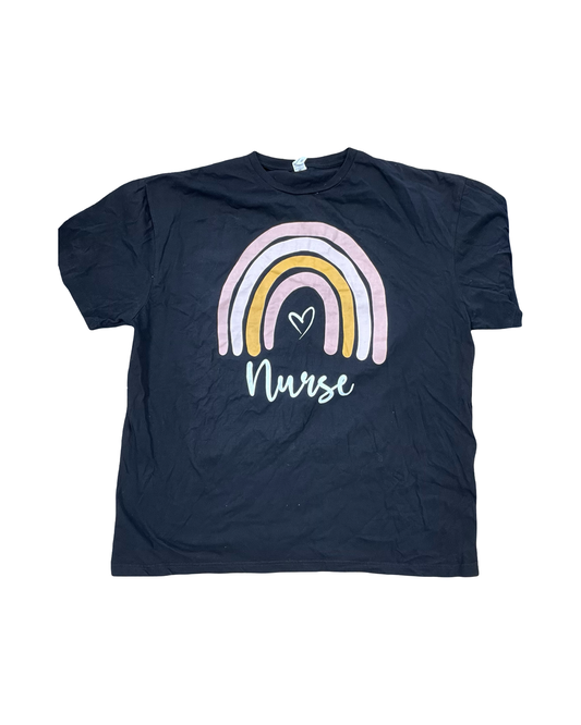 Top Ss Basic By Clothes Mentor In Black, Size:2X