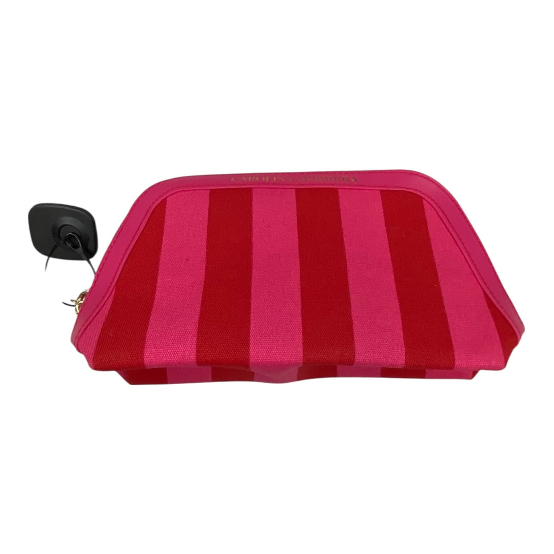 Makeup Bag By Cmb In Pink & Red, Size:Large