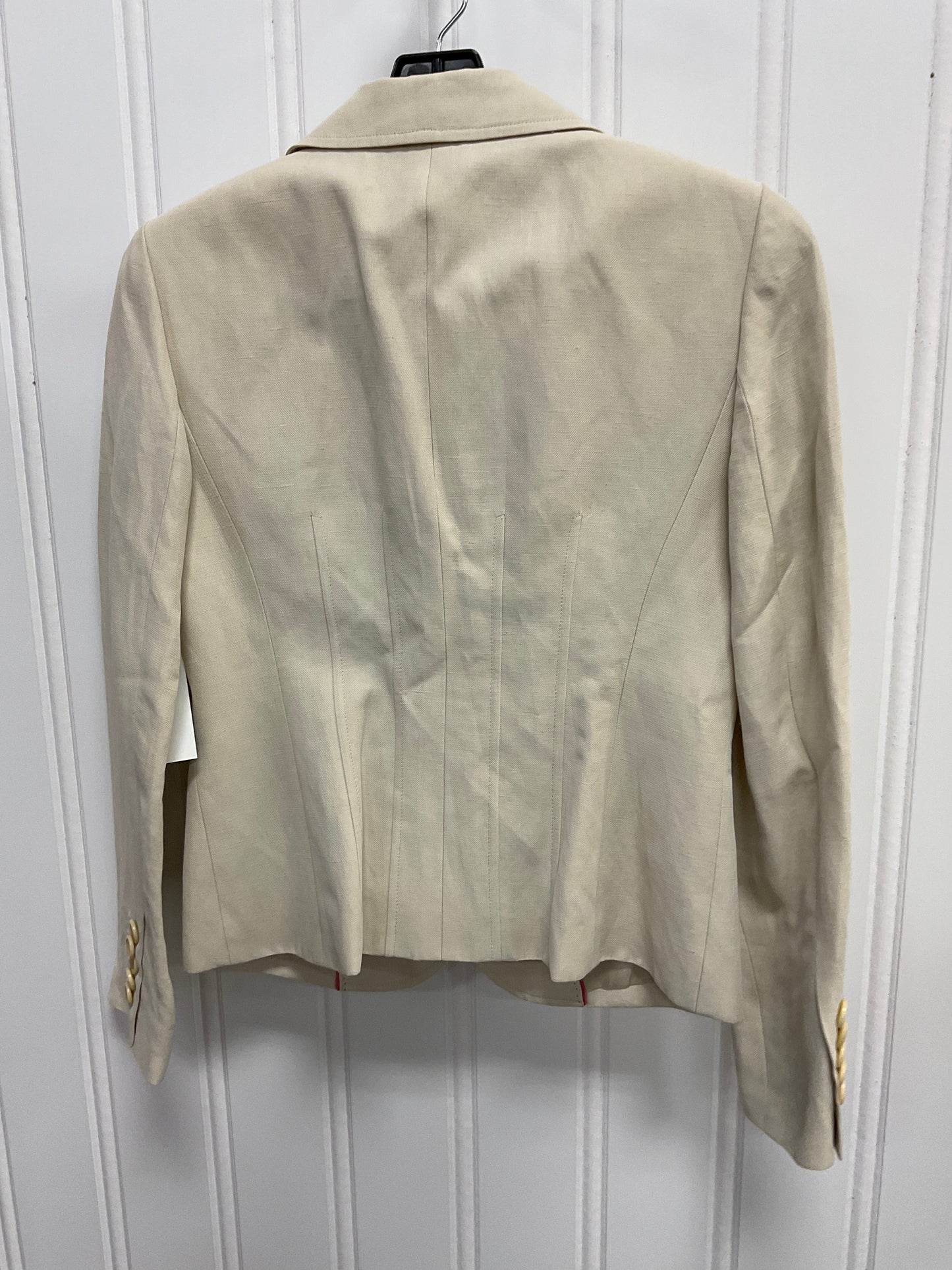 Blazer By Ann Taylor In Tan, Size:Xsp