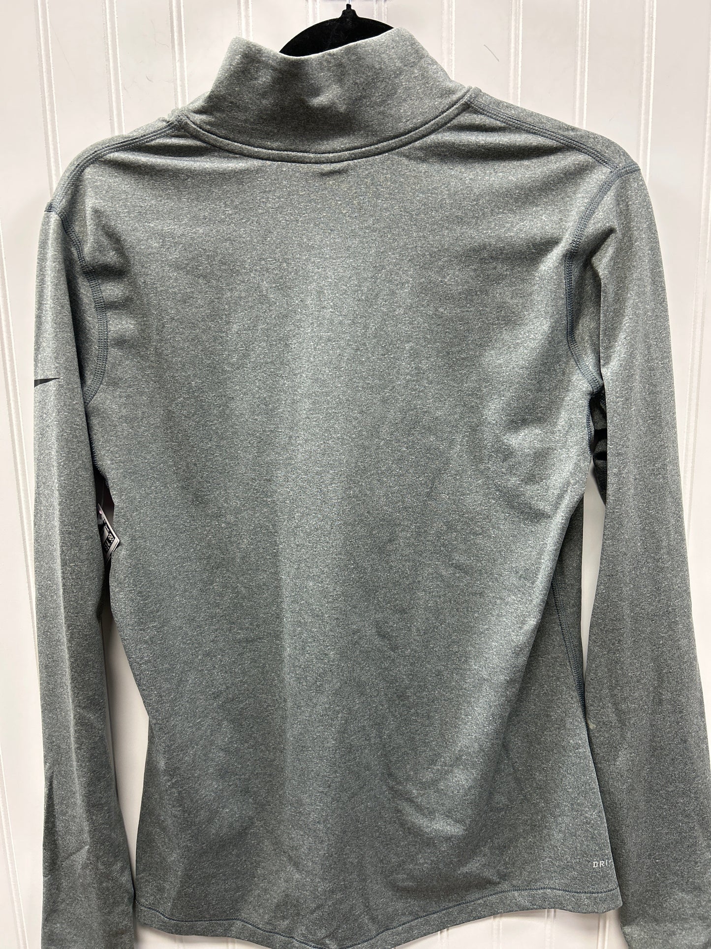 Athletic Top Ls Collar By Nike Apparel In Grey, Size:Xl