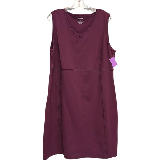 Athletic Dress By Duluth Trading In Purple, Size:Xl