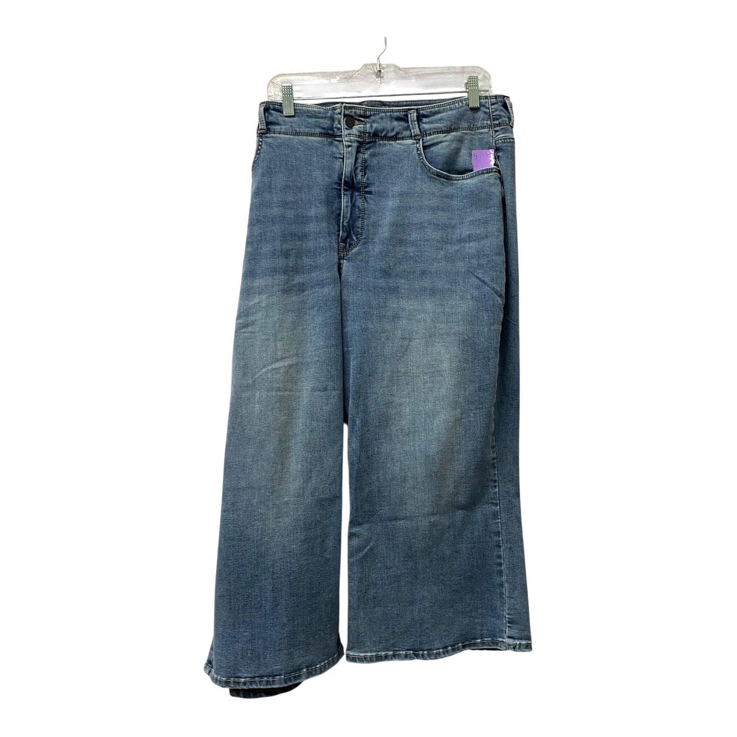 Jeans Wide Leg By Not Your Daughters Jeans In Blue Denim, Size:18