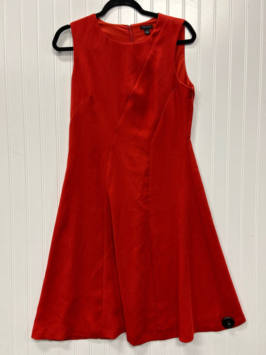 Dress Work By Ann Taylor In Orange, Size:8