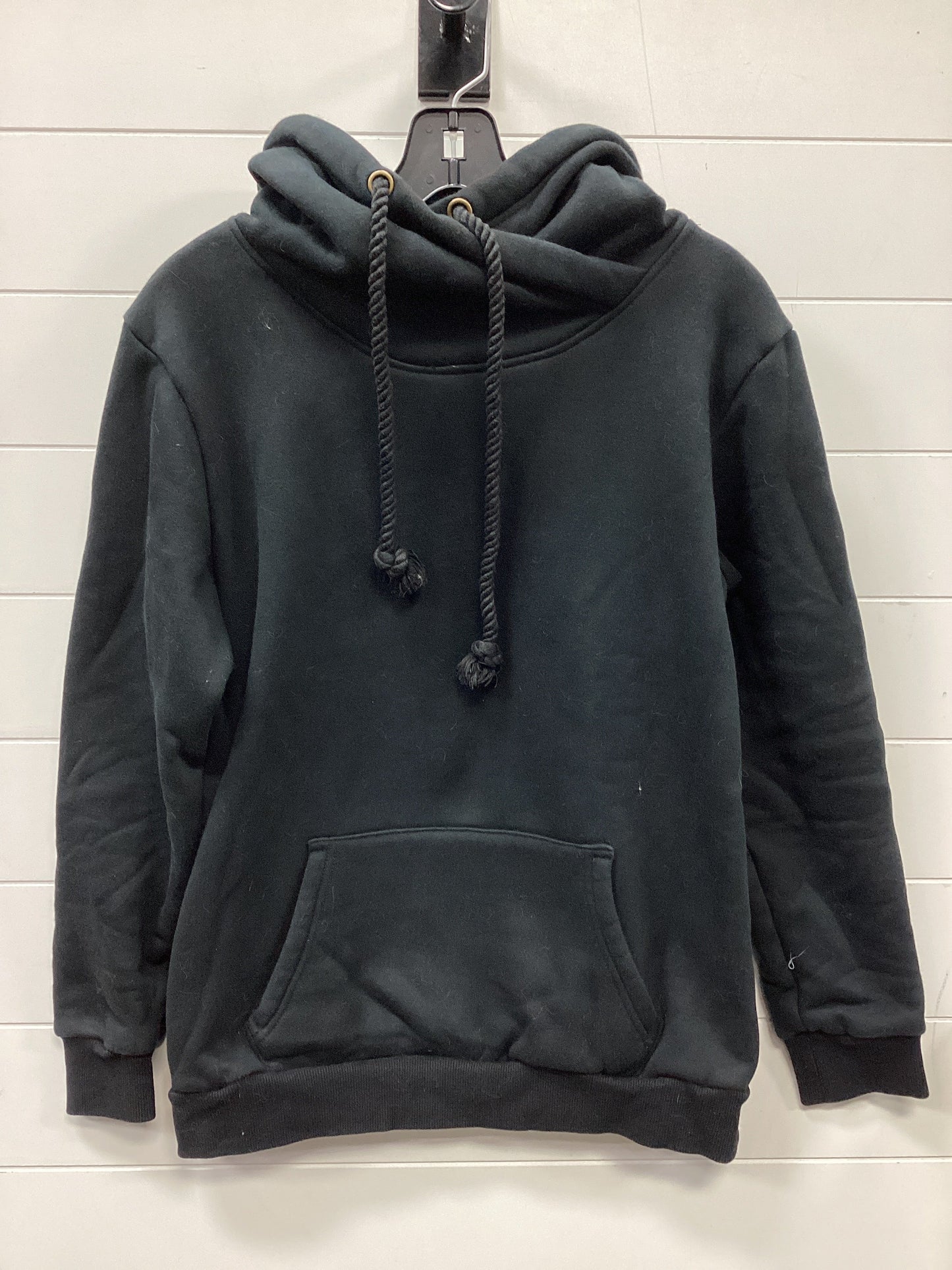 Sweatshirt Hoodie By Michelle In Black, Size:L