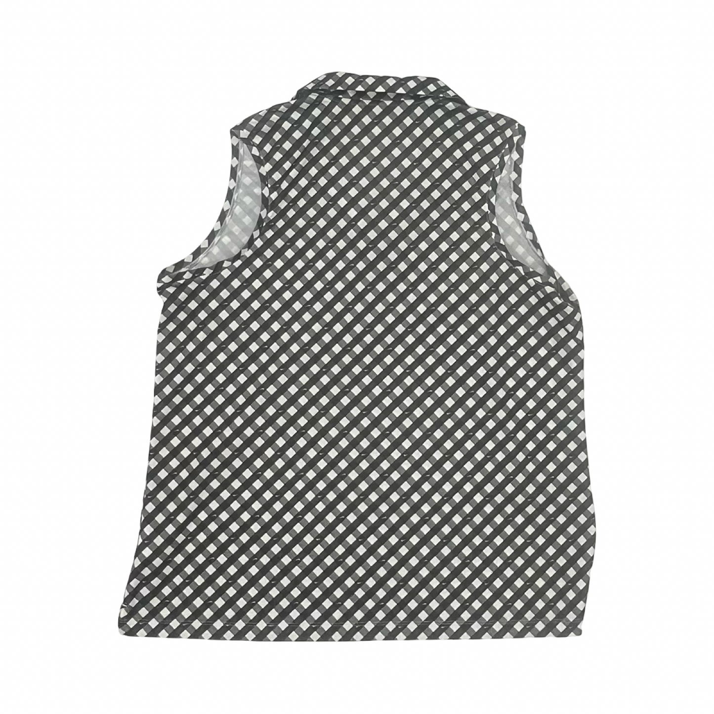 Athletic Top Ss By Nike In Black & White, Size:Xl