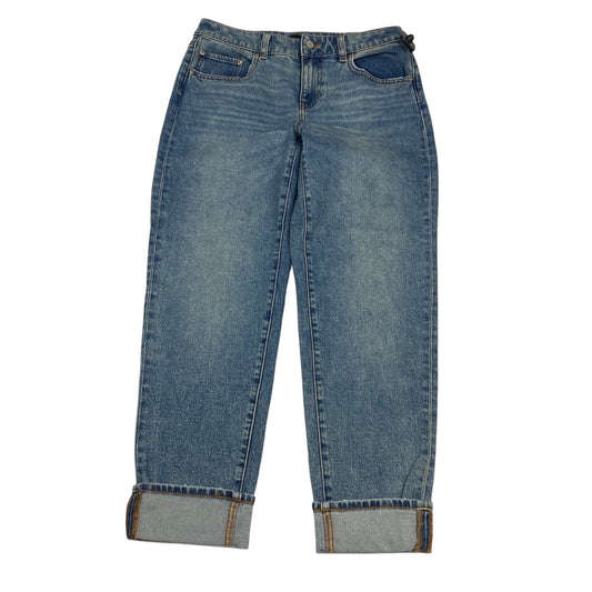 Jeans Straight By Talbots In Blue Denim, Size:4