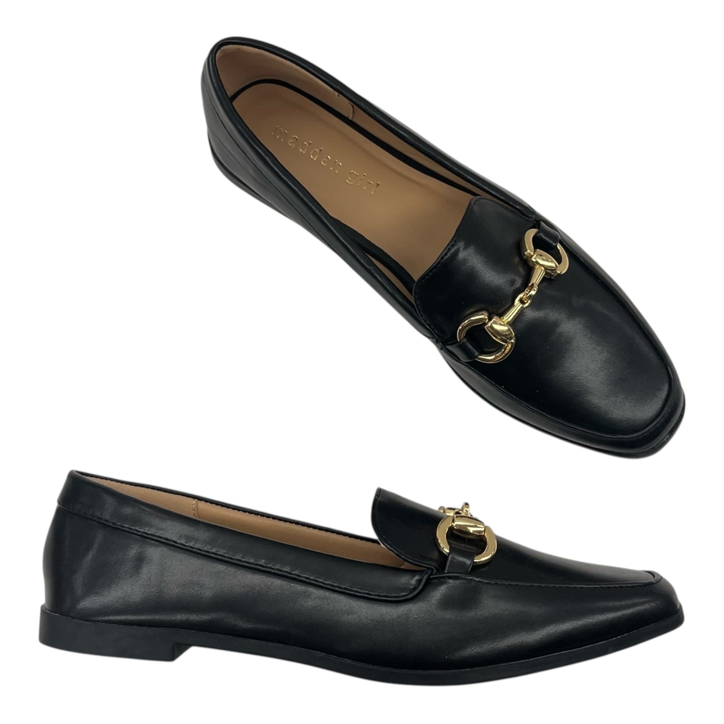 Shoes Flats By Madden Girl In Black, Size:7