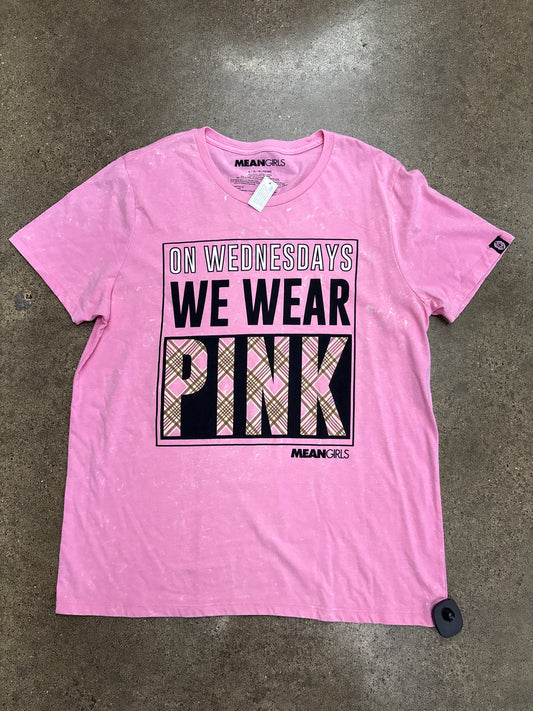 Top Ss By Clothes Mentor In Pink, Size:L