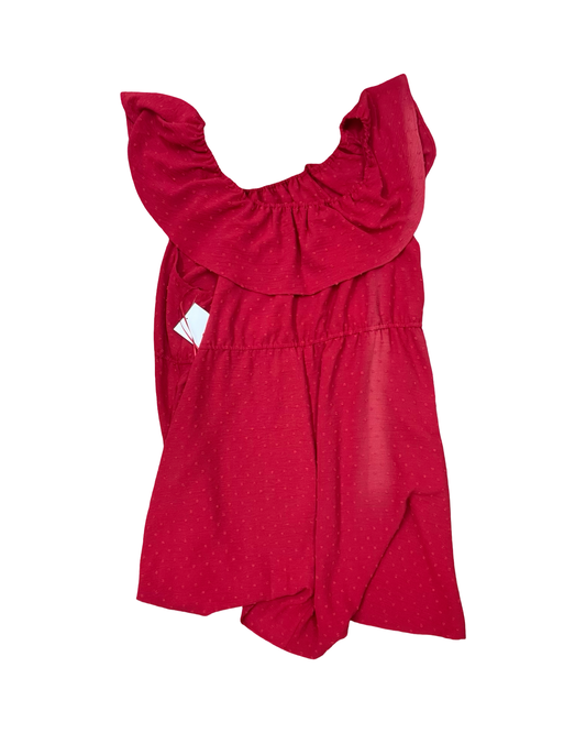Dress Party Midi By 89Th And Madison In Red, Size:3x