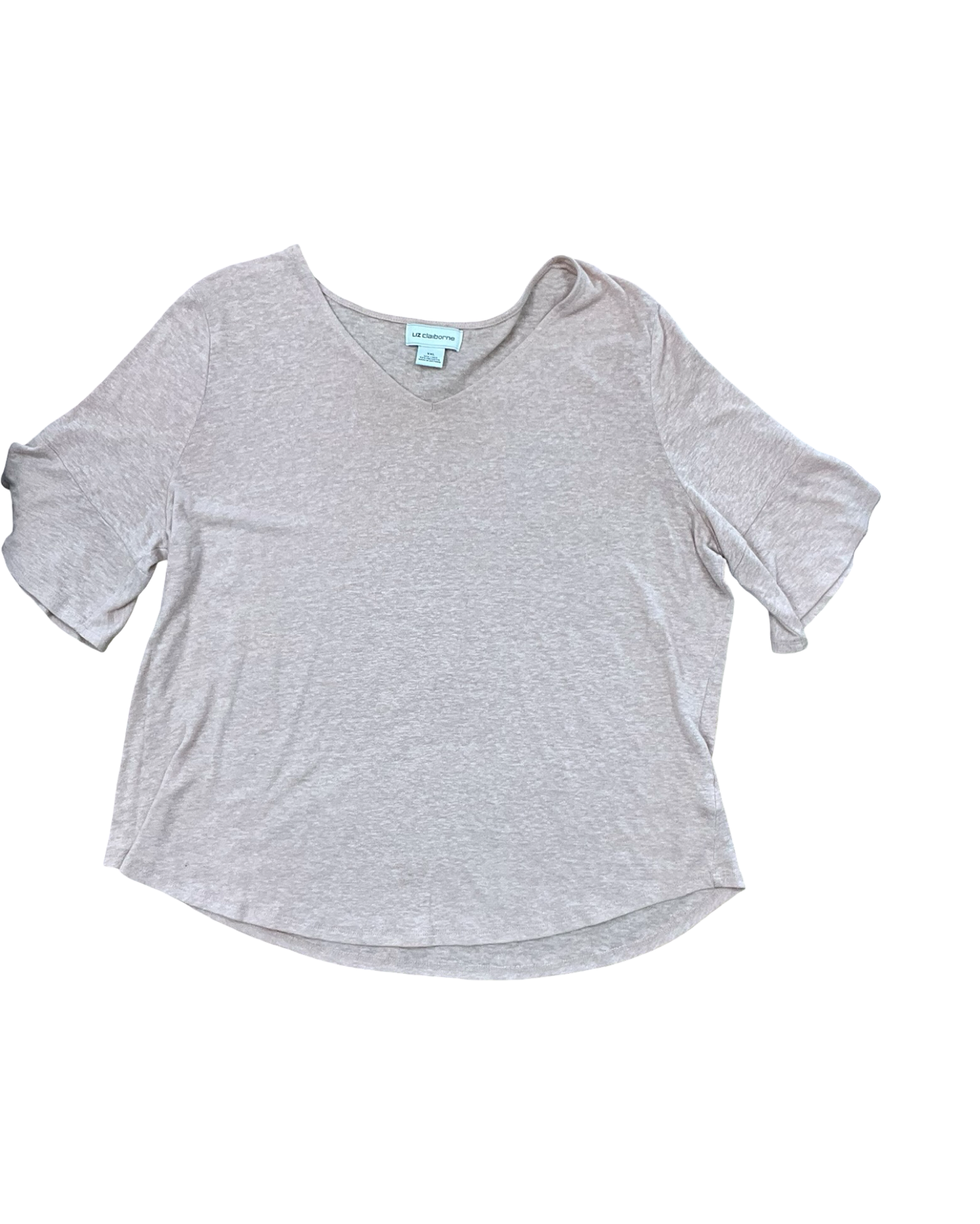 Top Ss By Liz Claiborne In Pink, Size:1X