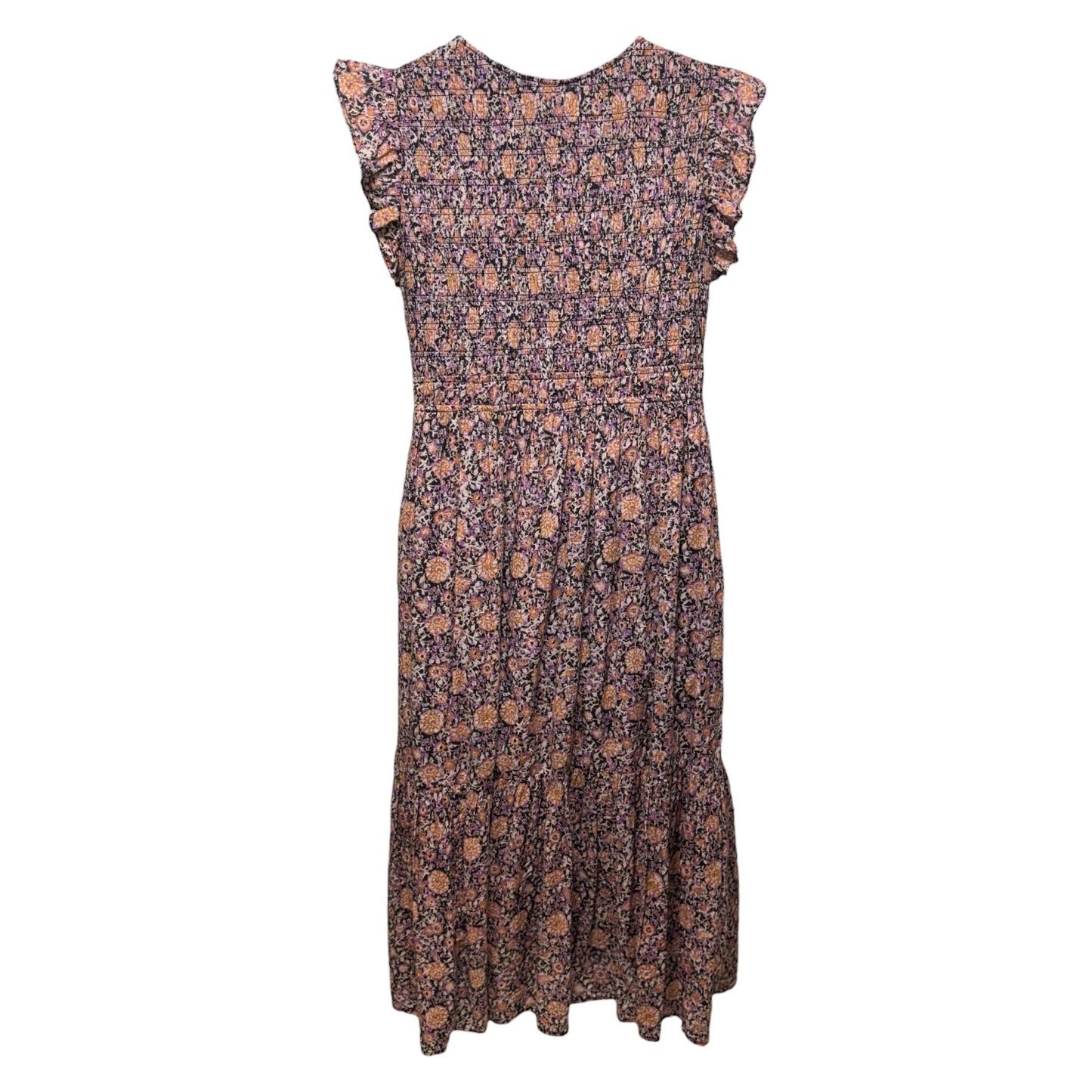 The Peregrine Midi Dress By Anthropologie In Floral Print, Size: XL Petite