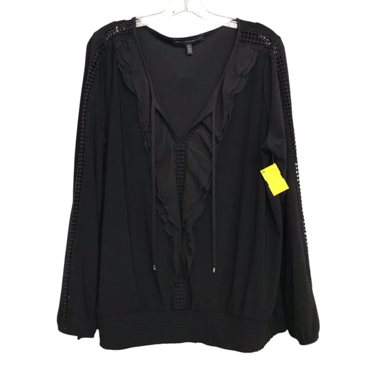 Top Ls By White House Black Market In Black, Size:Xl