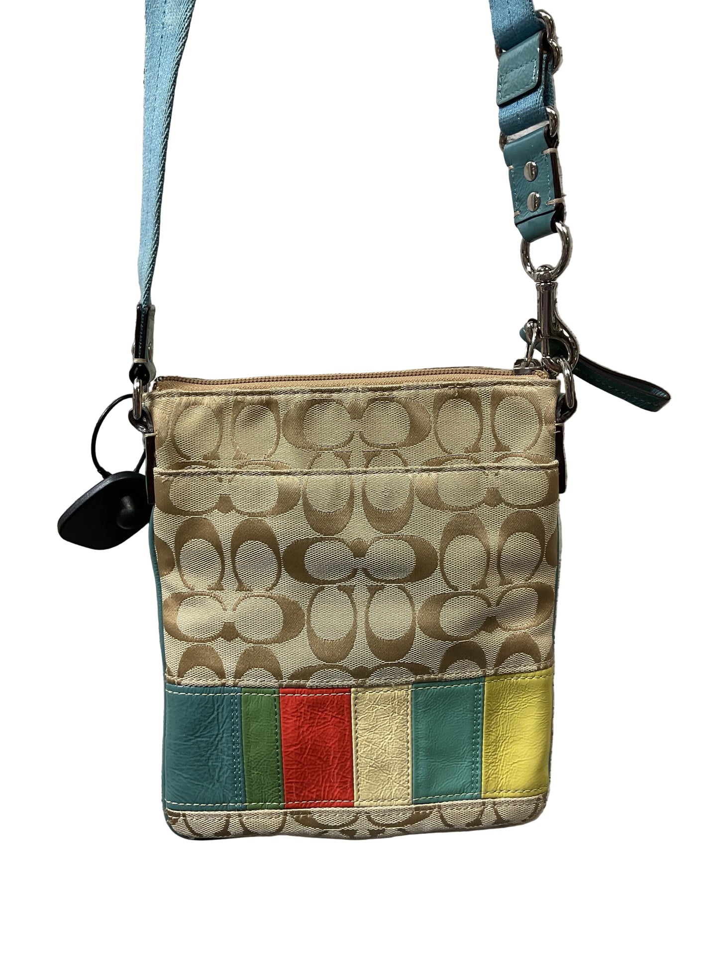 Crossbody Designer By Coach In Multi, Size:Small