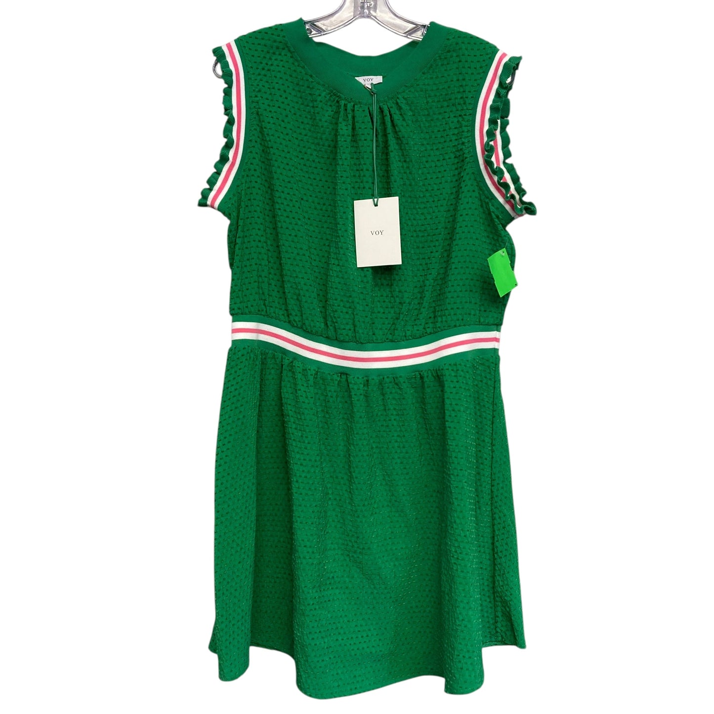 Dress Casual Short By Voy In Green, Size:L