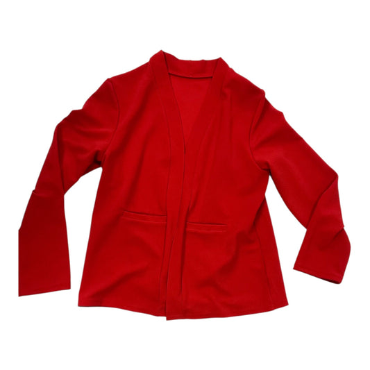 Blazer By Clothes Mentor In Red, Size:Xl