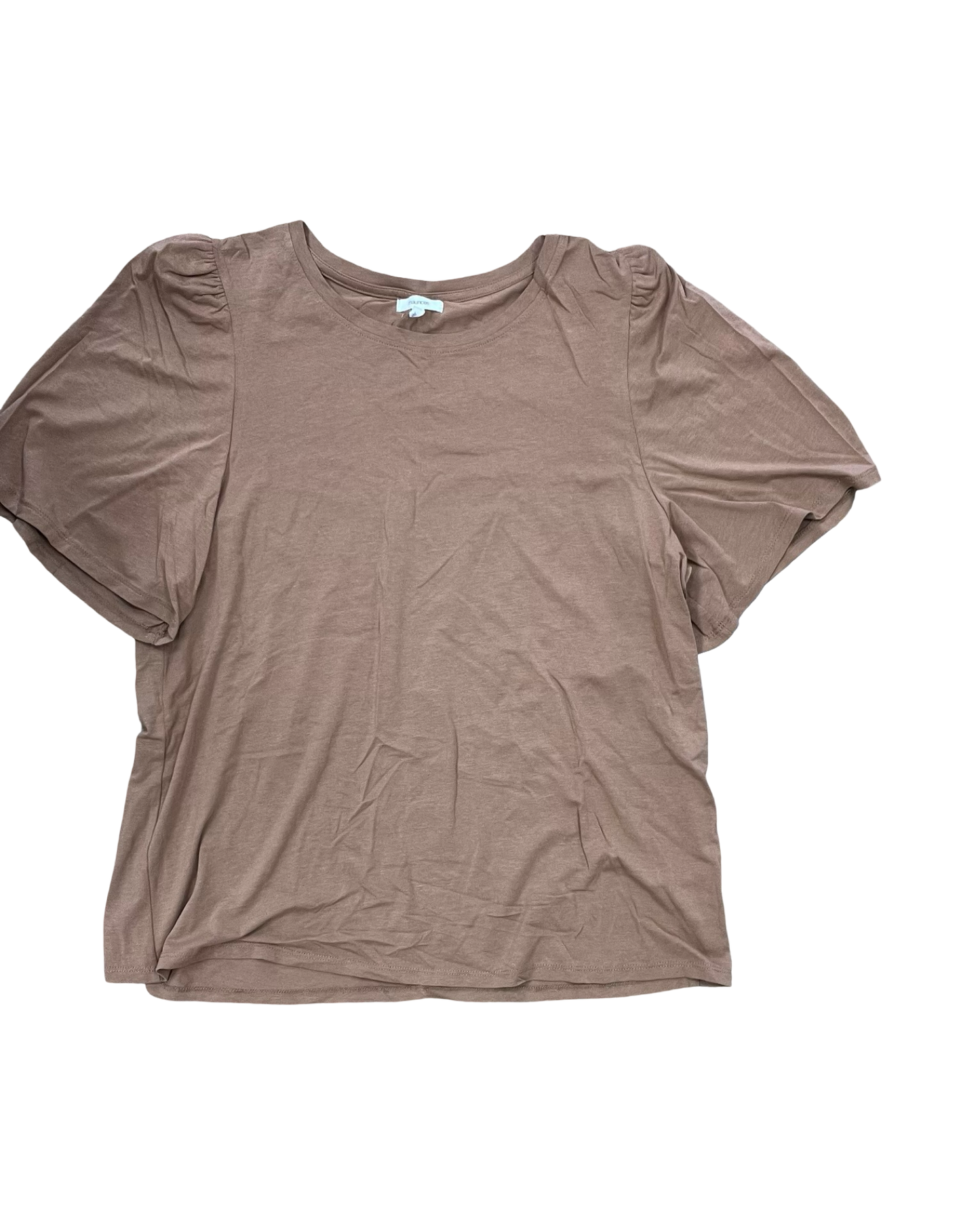 Top Ss Basic By Maurices In Brown, Size:Xl