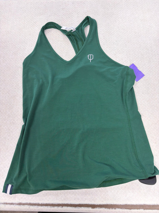 Athletic Tank Top By J.Pritchard In Green, Size:S