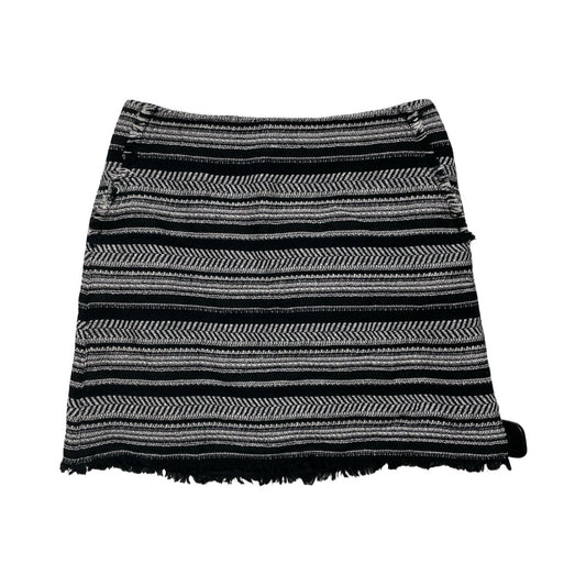 Skirt Mini & Short By Loft In Black & White, Size:2