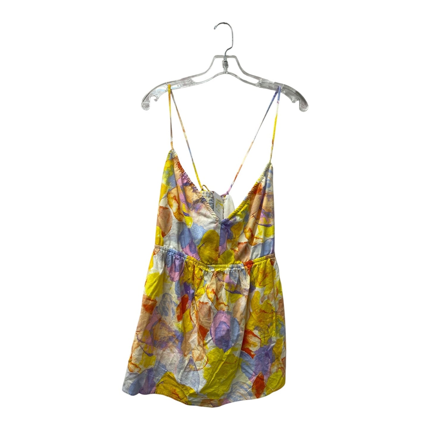 Maternity Top Sleeveless By Isabel Maternity In Yellow, Size:Xl