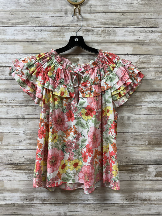 Top Ss By Buddy Love In Floral Print, Size:L