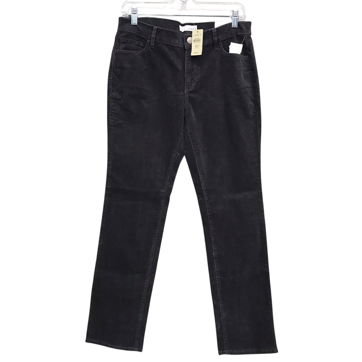 Pants Corduroy By Loft In Grey, Size:8P