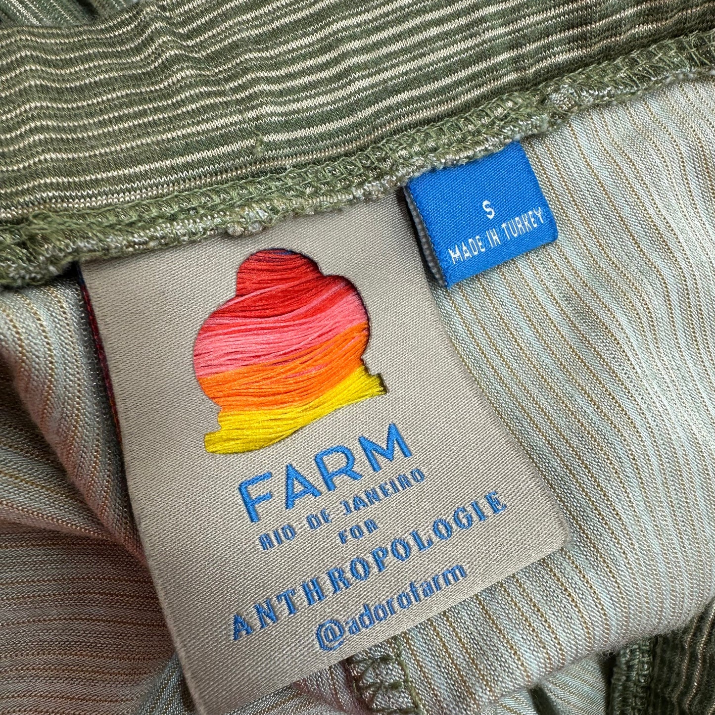 Guadeloupe wide leg pants By Farm Rio In Green, Size: S