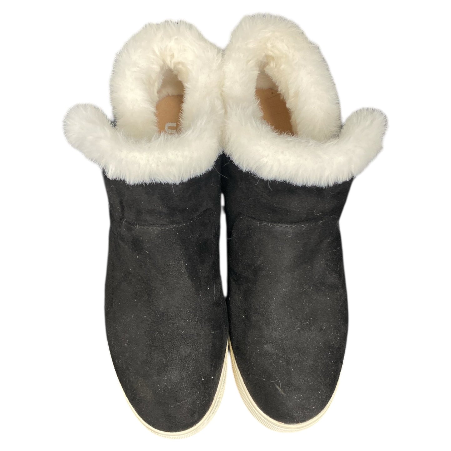 Boots Ankle Flats By J Slides In Black, Size:9