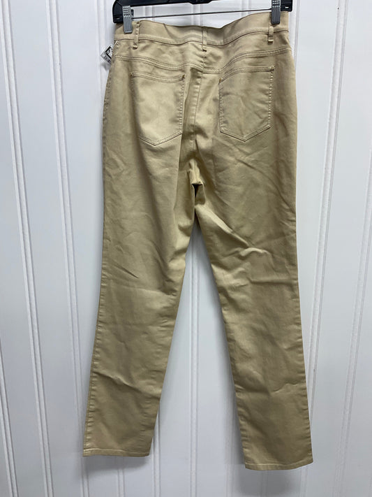 Pants Designer By Lafayette 148 In Gold, Size:6