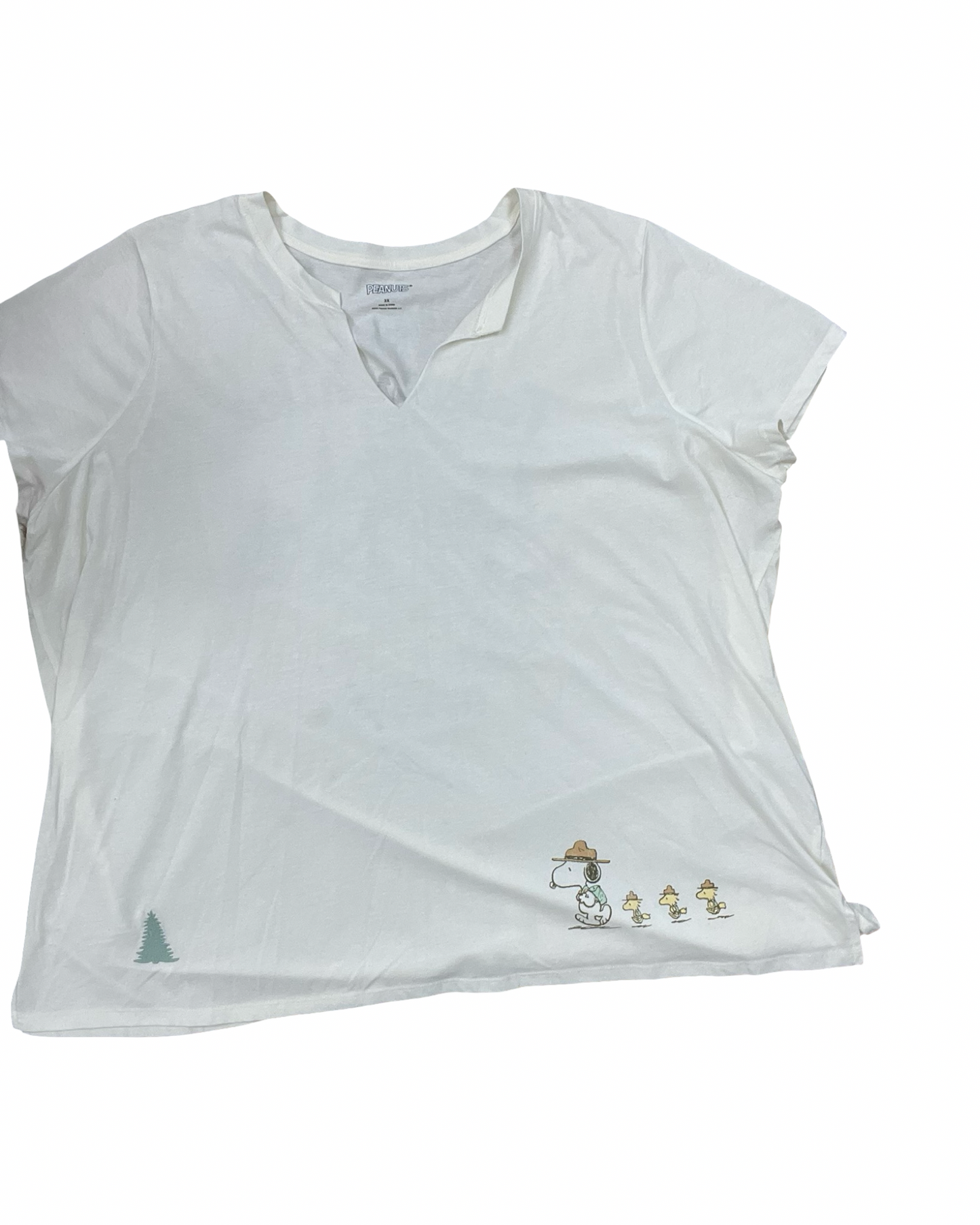 Top Ss By Clothes Mentor In Cream, Size:3X