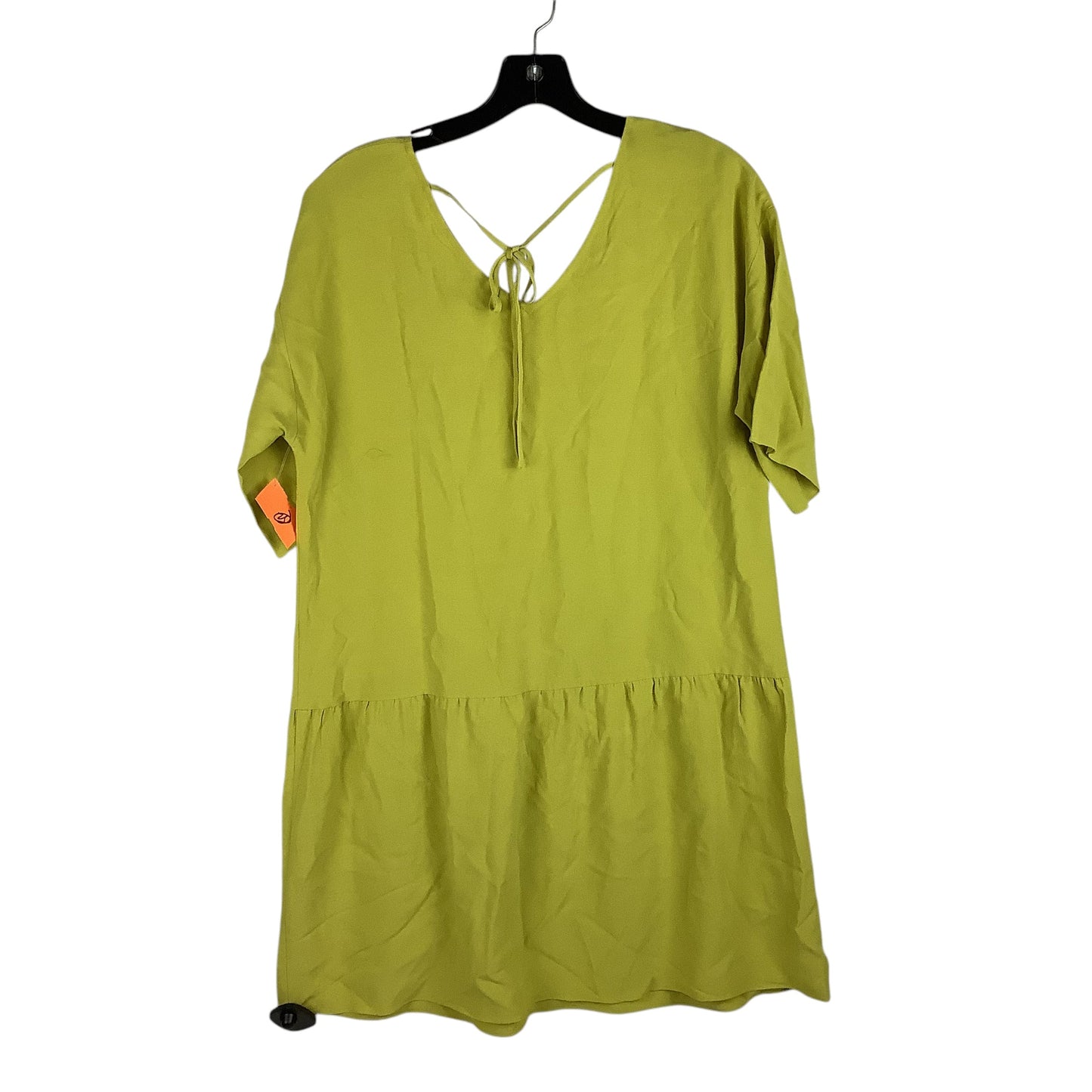 Dress Casual Short By Eileen Fisher In Chartreuse, Size: S