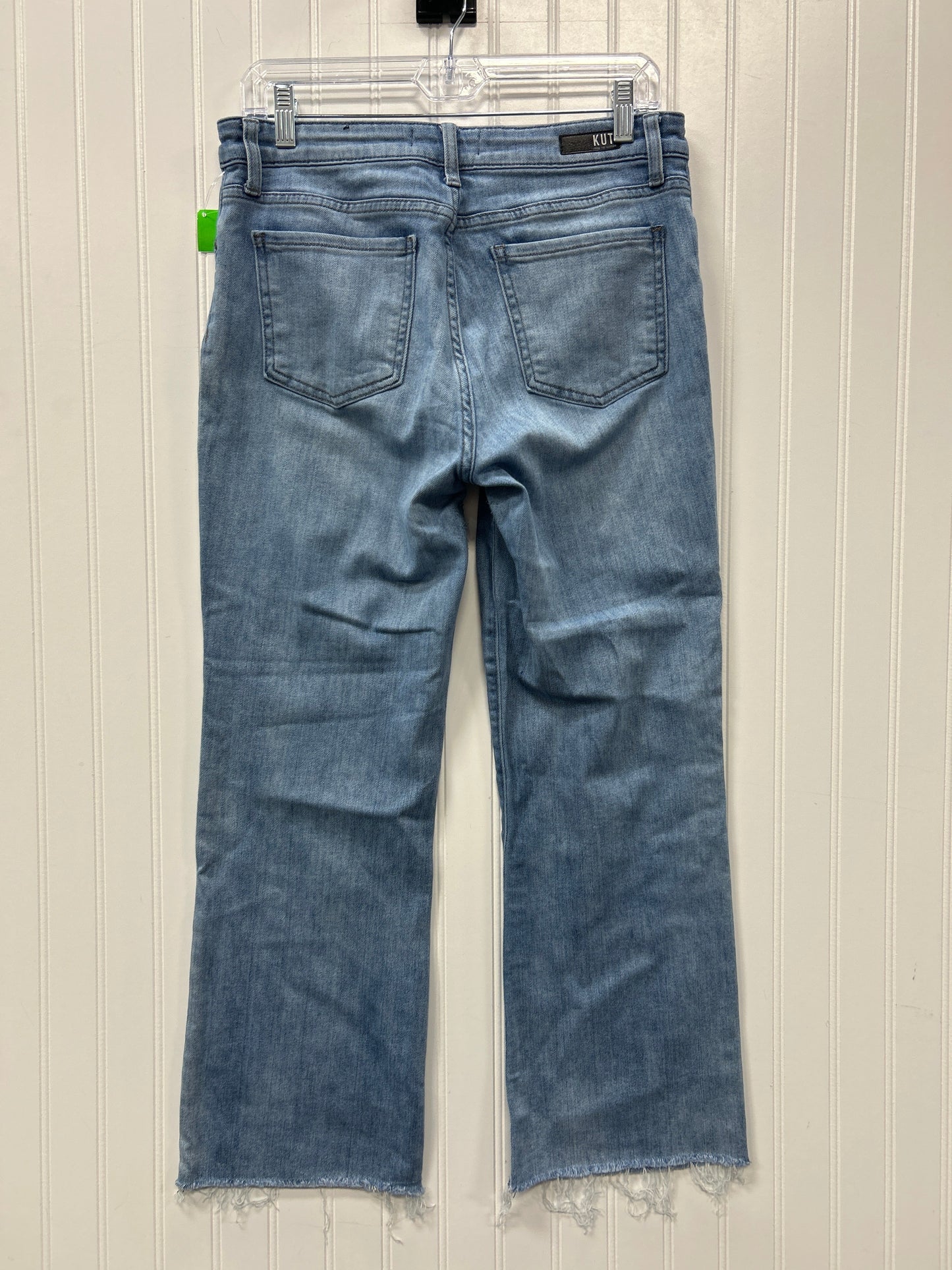 Jeans Wide Leg By Kut In Blue Denim, Size:8