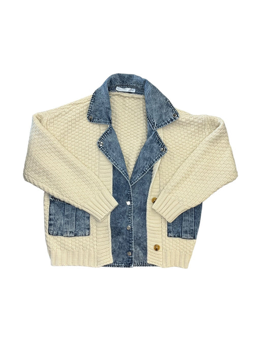 Jacket Other By Altard State In Blue & Cream, Size:Xs